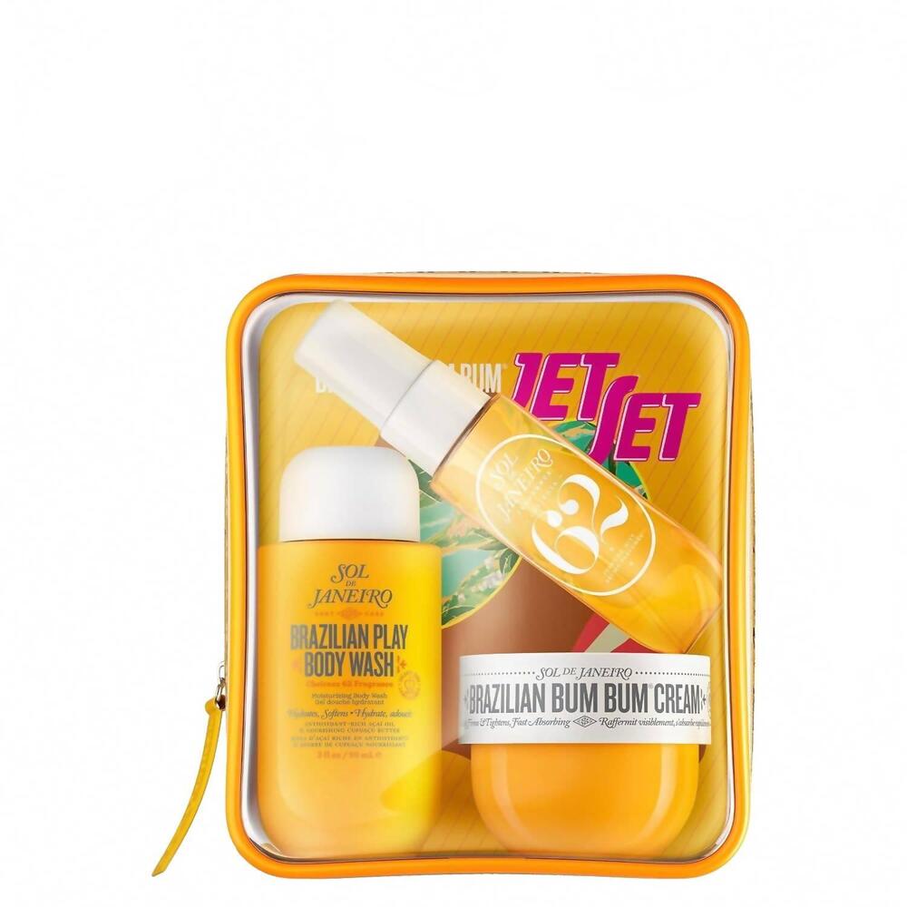 NEW SOL DE JANEIRO women's travel minis trio kit in yellow
